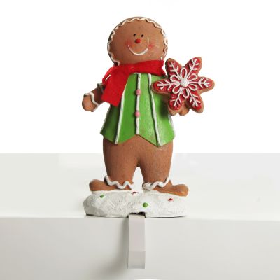 Boy Gingerbread Stocking Hanger