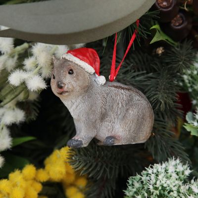 Wombat Australiana Christmas Tree Decoration 