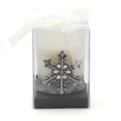 Christmas Snowflake Tea Light Candle