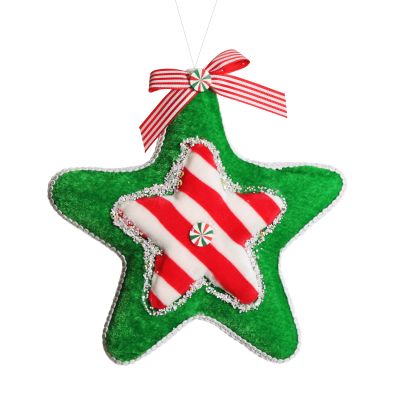 Candy Cane Star Christmas Decoration