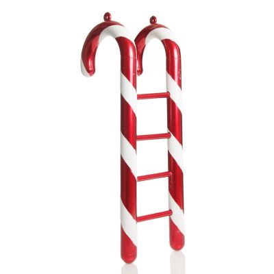 Candy Cane Stripe Ladder Christmas Ornament