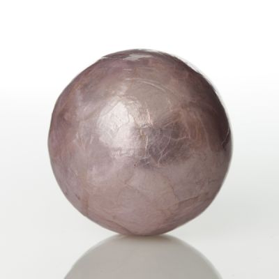 Lavender Capiz Decor Ball 