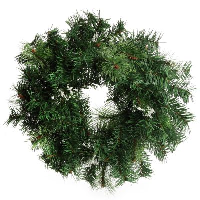 Cashmere Pine Wreath with Snow Tips