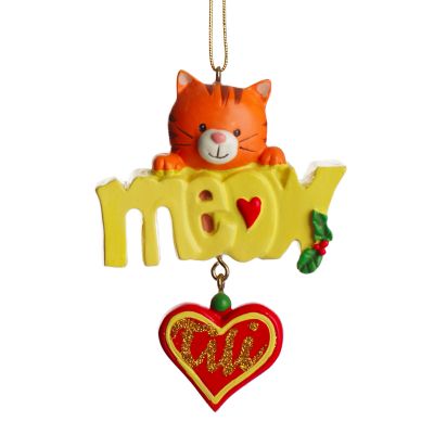 Cat Meow Ornament