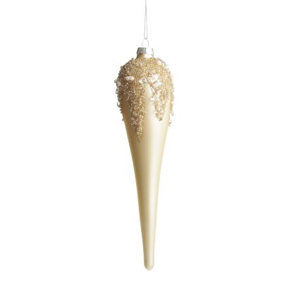 Champagne Icicle Hanging Decoration