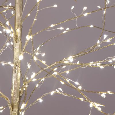 Champagne LED Christmas Twig Tree - 150cm