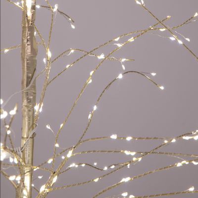 Champagne LED Christmas Twig Tree - 180cm