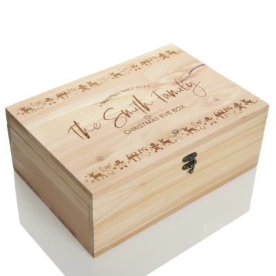 Personalised Christmas Parade Wooden Christmas Eve Box