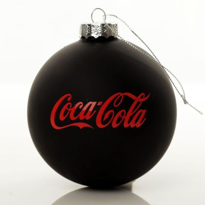 Customised Large Coloured Glass Logo Decal Bauble