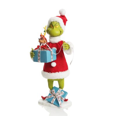 D56 Possible Dreams - Grinch and Max! Christmas Ornament