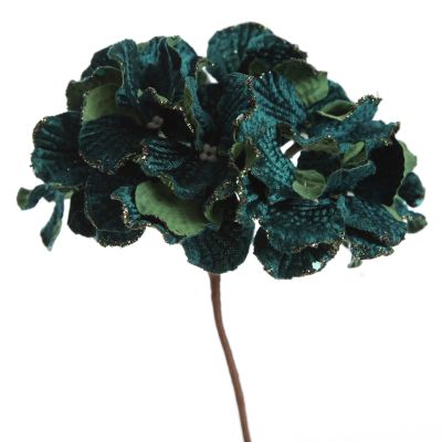 Dark Green Hydrangea Flower Stem