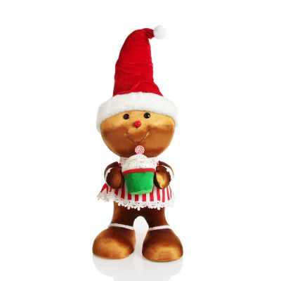 Extra Large Gingerbread GIrl Christmas Ornament
