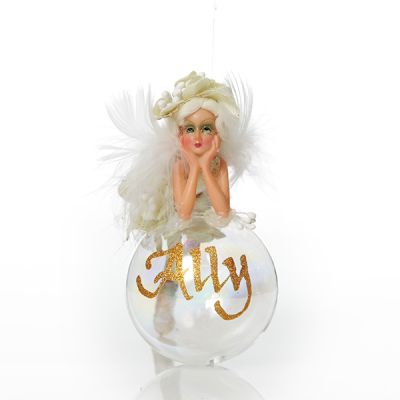 Fairy Personalised Christmas Bauble