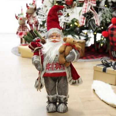 Nordic Standing Santa Christmas Ornament