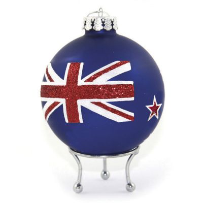 NZ Flag Christmas Bauble