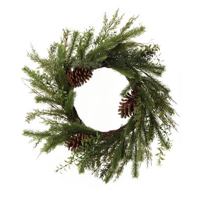Fir and Pinecone Wreath