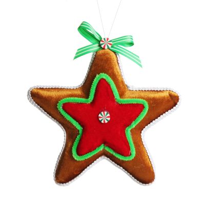 Gingerbread Star Christmas Decoration