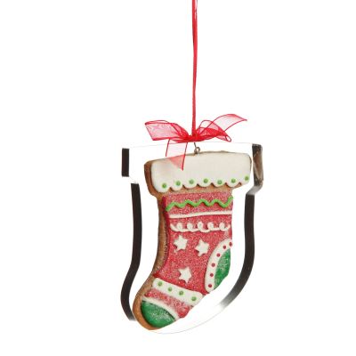 Gingerbread Stocking Cookie Cutter Decoration