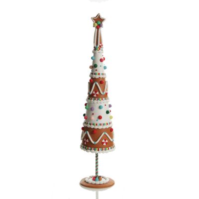 Gingerbread Table Top Christmas Tree Ornament