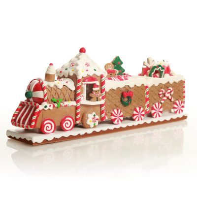 Gingerbread Train Christmas Ornament