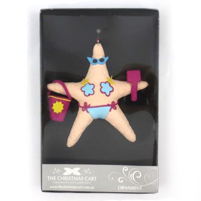 Beach Girl Starfish Decoration