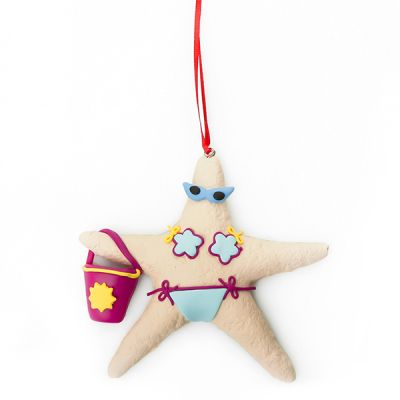 Beach Girl Starfish Decoration