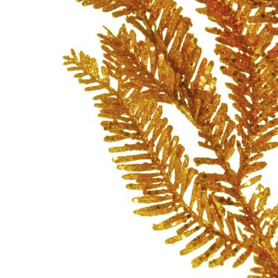 Gold Glitter Pine Spray