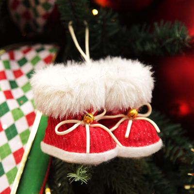Adorable Red Mini Moccasins Tree Decoration