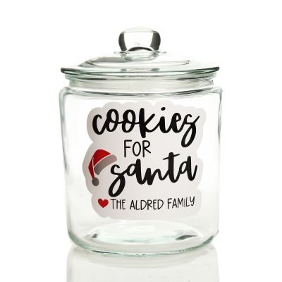 Personalised Cookies For Santa Jar