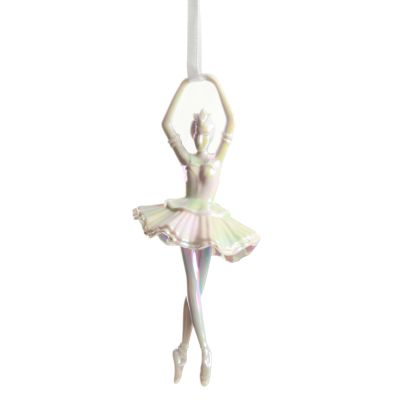 Dancing Ballerina Tree Decoration with Pink Tulle TuTu