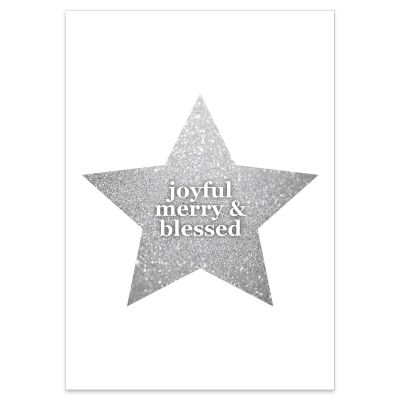 Joyful Merry and Blessed Christmas Poster