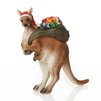 Kangaroo Australiana Christmas Ornament