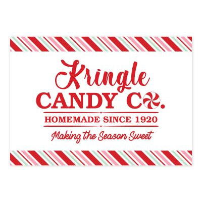 Kringle Candy Co Christmas Poster Print