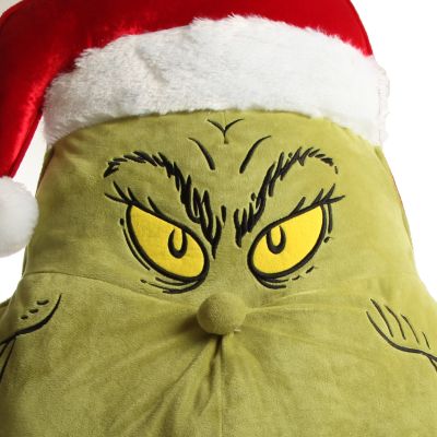 Large Grinch Head Christmas Wall Hanging