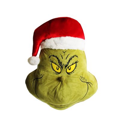 Large Grinch Head Christmas Wall Hanging