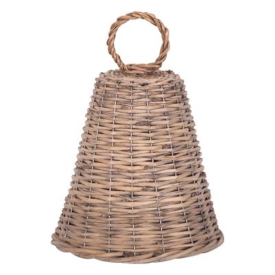 Large Woven Wicker Hanging Christmas Bell 