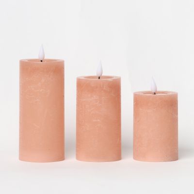 Soft Pink Flameless LED Candle