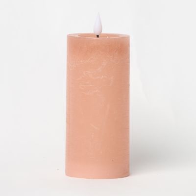 Soft Pink Flameless LED Candle