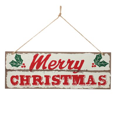 Merry Christmas Wooden Christmas Sign