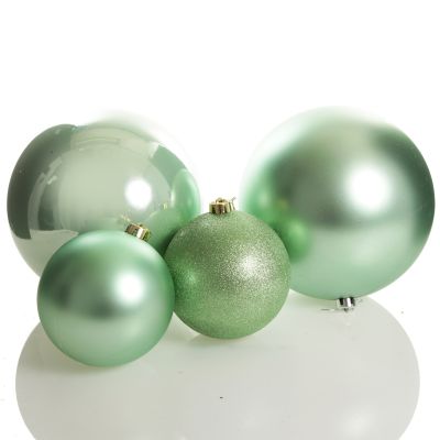 Mint Green Jumbo Shatterproof Christmas Bauble Decoration