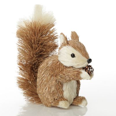 Natural Sisal Squirrel Ornament