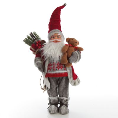 Nordic Standing Santa Christmas Ornament