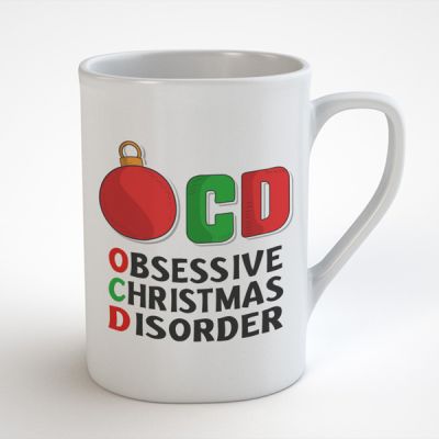 OCD Bauble Christmas Mug Front