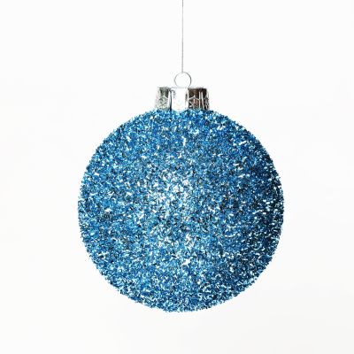 Pale Blue Jumbo Shatterproof Christmas Bauble Decoration