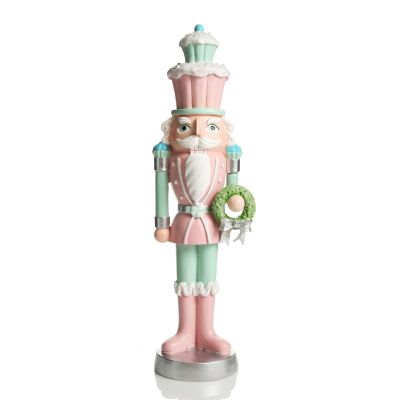 Pastel Nutcracker Ornament with Cupcake Hat