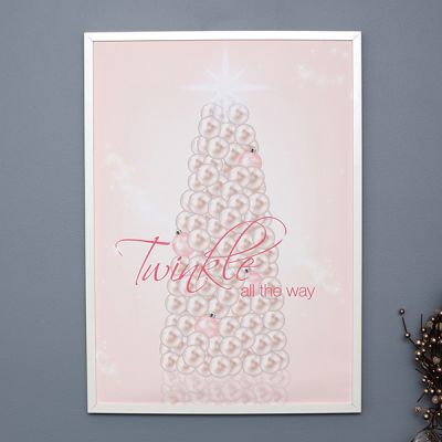 Pastels and Pearls Christmas Poster