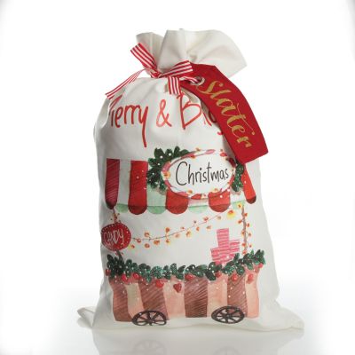 Personalised Christmas Candy Shop Santa Sack