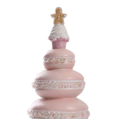 Pink Macaron Christmas Tree Ornament