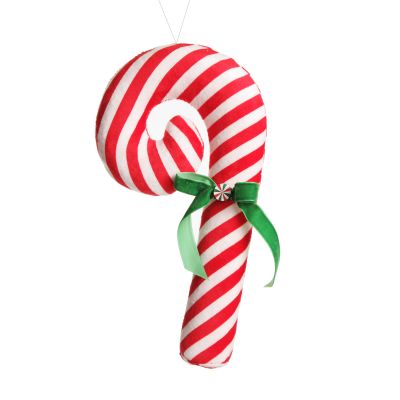 Red and White Stripe Candy Cane Tree Decoration