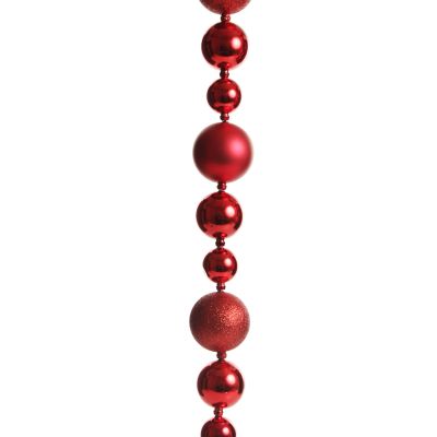 Red Bauble Christmas Garland
